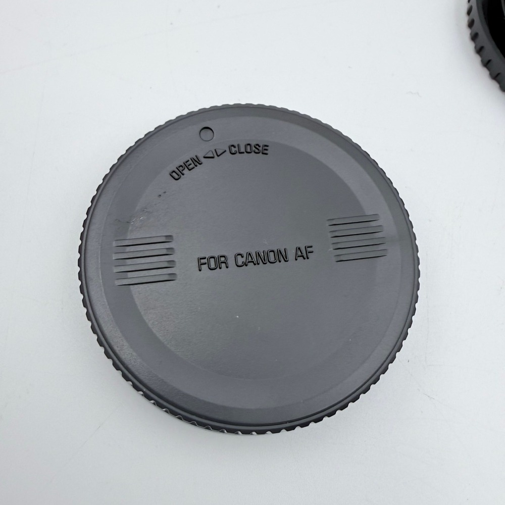 Canon & Sigma Rear Lens Caps for Canon EF AF Mount Lenses Black 2 Piece Set